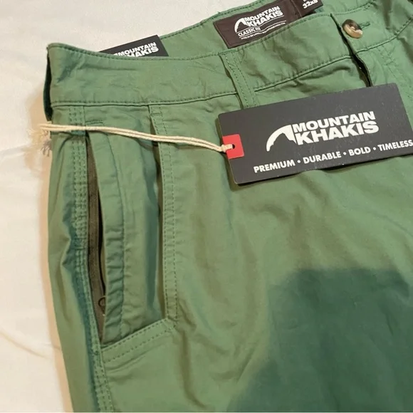NWT Mountain Khakis Stretch Poplin Classic Short SZ.32 - Picture 5 of 5